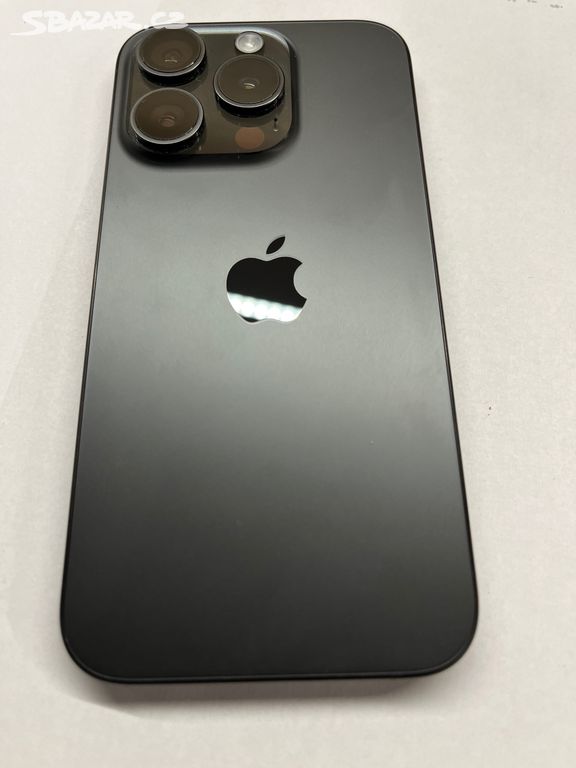 Apple iPhone 15 Pro 256 GB černý titan