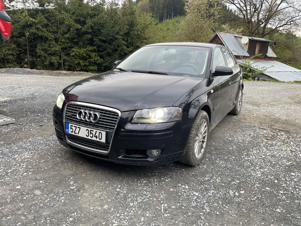 Audi A3 8p 2.0 TDI Quattro 103kW, tažné, bez STK