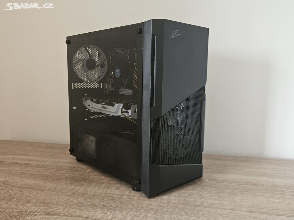 Herní PC (G5400, B360M, GTX 1060 6 GB, SSD+HDD)