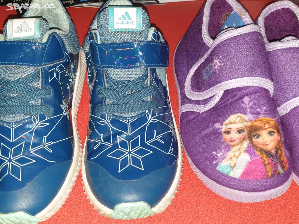 Dětské tenisky Adidas Frozen vel. 29 EUR + capáčky