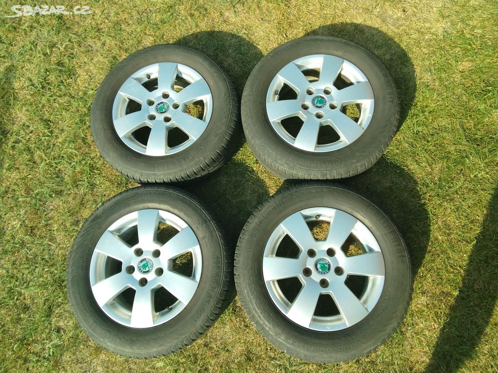 ALU kola originál Škoda 15"- 5x112