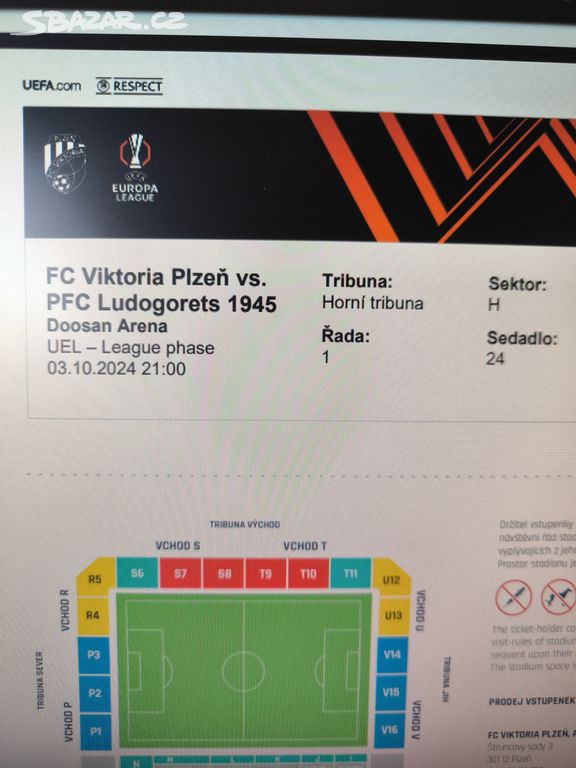 Lístky na FC Viktoria Plzeň vs. PFC Ludogorets