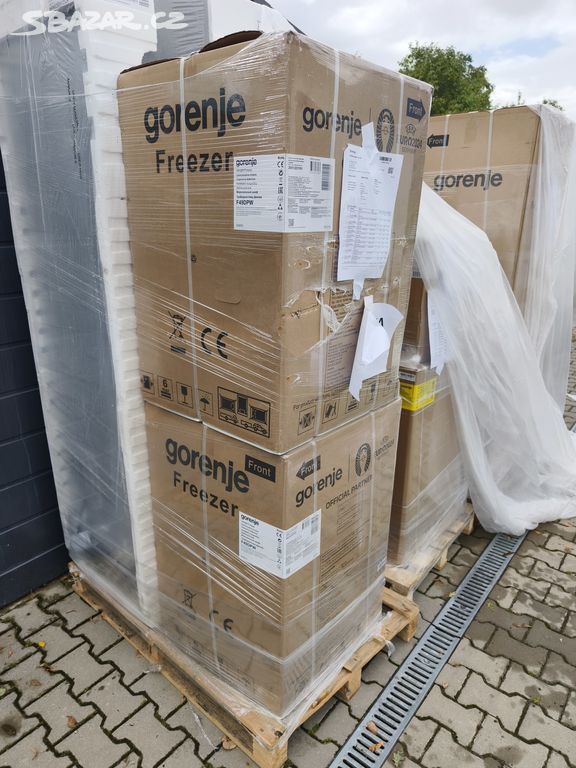 Šuplíkový mrazák Gorenje F49DPW, 85l, z.24m, 2 kus