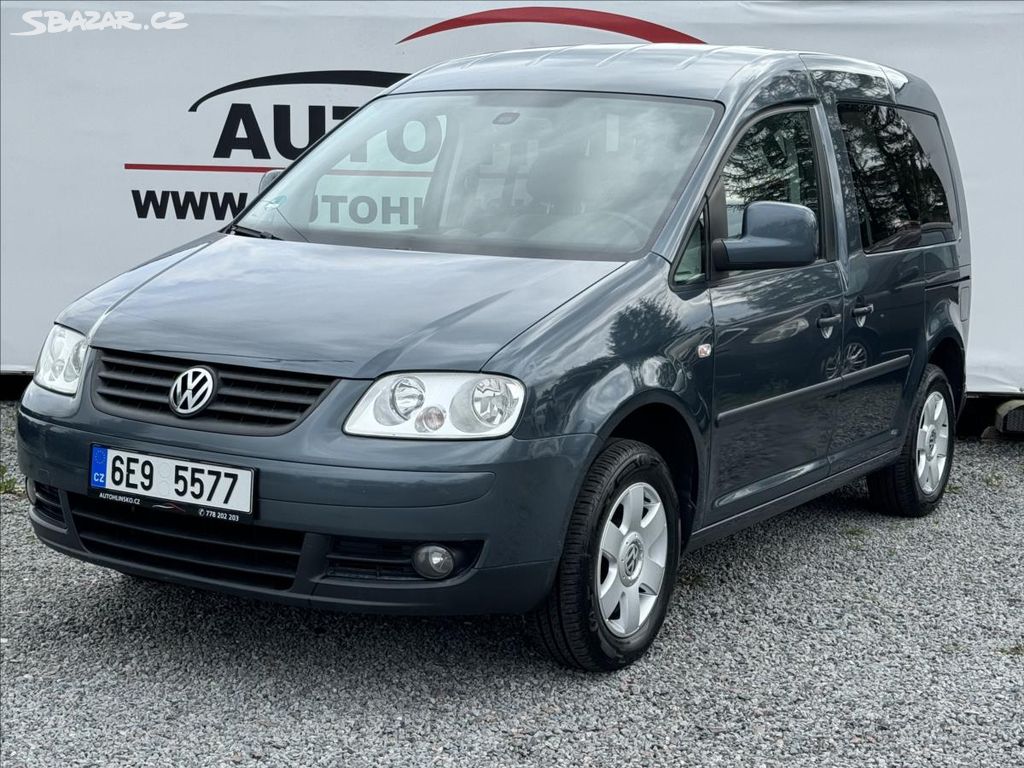 Volkswagen Caddy, 1.6i 75 kw+LPG 7 míst LIVE