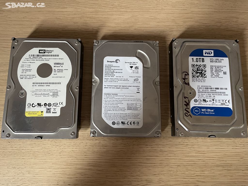 1T 160 GB 80 GB