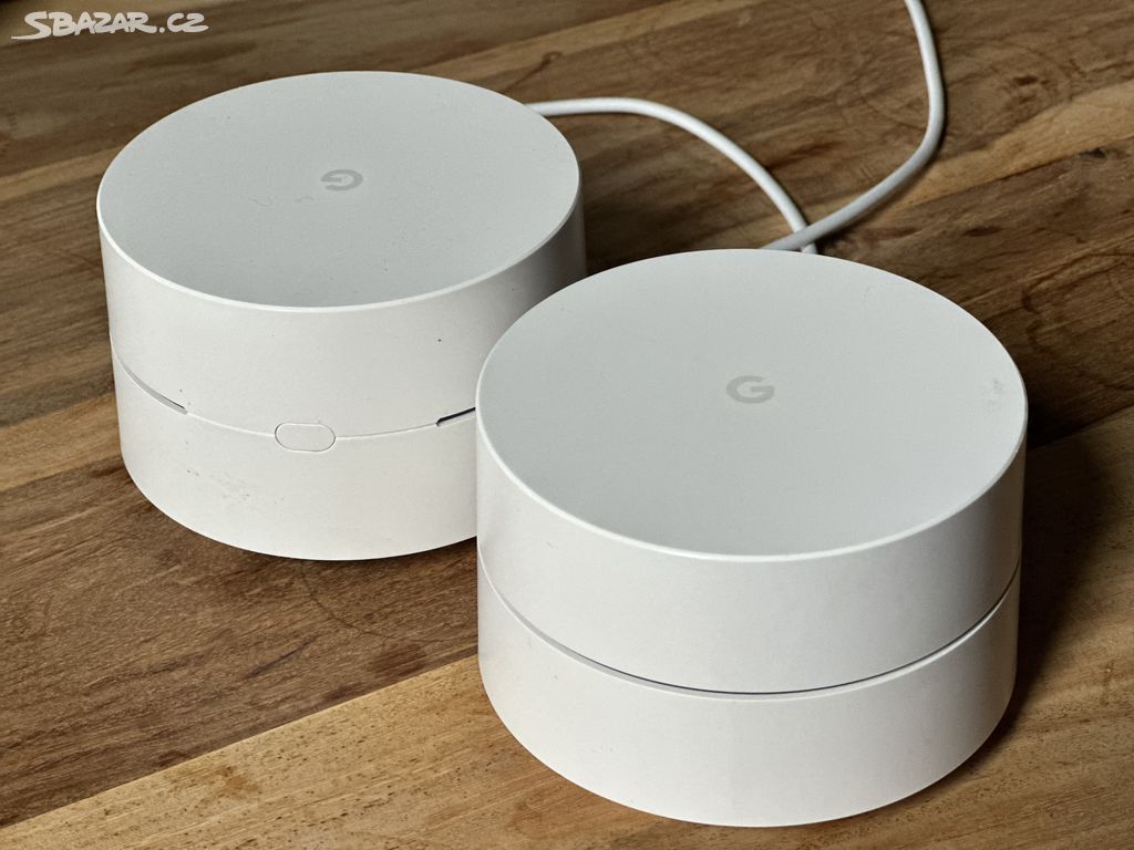 2x Google wifi router 802.11ac až 1200 Mbps