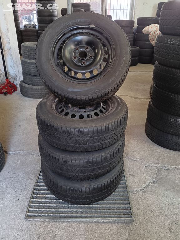 Zimní kola 5x112 R15 ET47 pneu 195/65/15/Pirelli