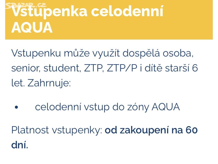 Aqualand Moravia Pasohlávky - celodenní vstup