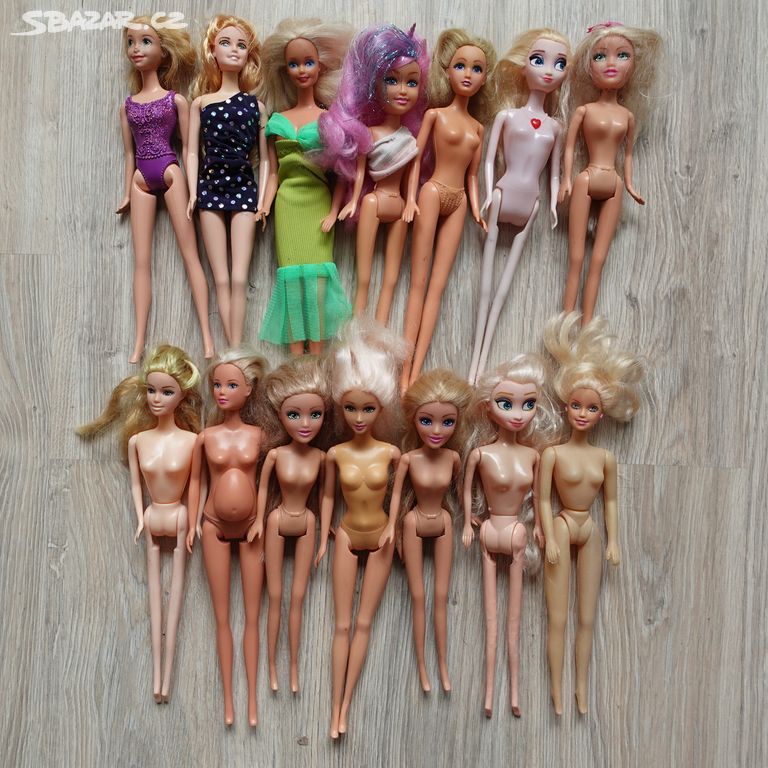 Panenky Barbie - 14 kusů