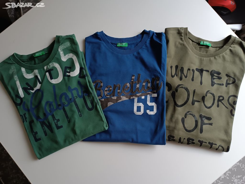 2x tričko Benetton XL