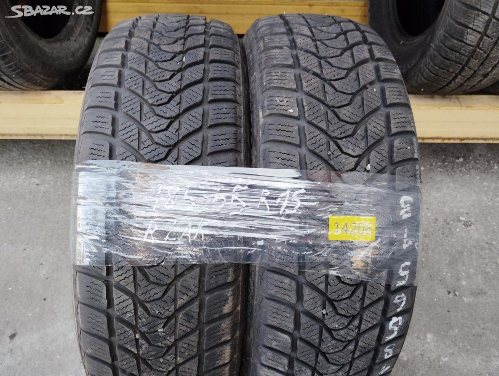 2 KS ZIMNÍ PNEUMATIKA MEMBAT 185/65 R15 88H -14206