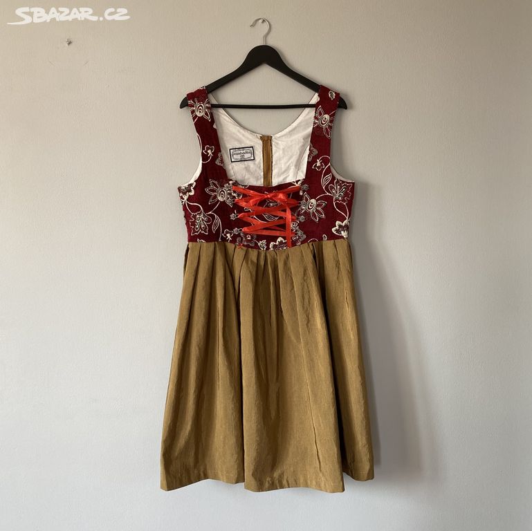 Dobové šaty dirndl, trachten M/L, Oscartrachten