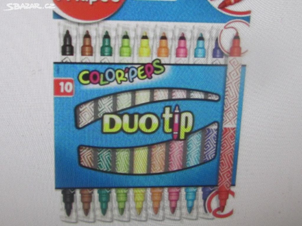 Fixy MAPED Duo Tip 10 barev dvě šíře stopy