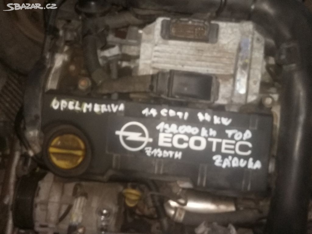 motor Z17DTH opel meriva 1.7cdti 74kw top stav