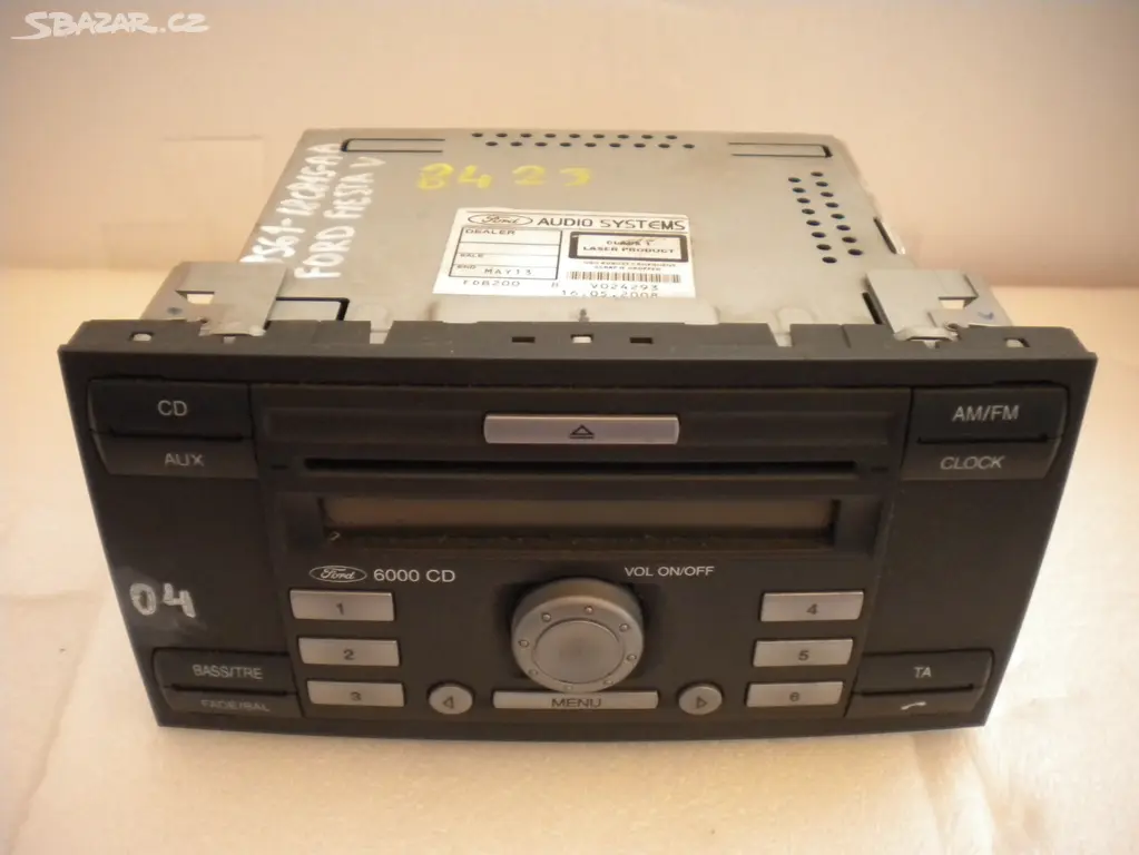 Náhled: AUTORADIO CD FORD FIESTA 5 8S61-18C815-AA