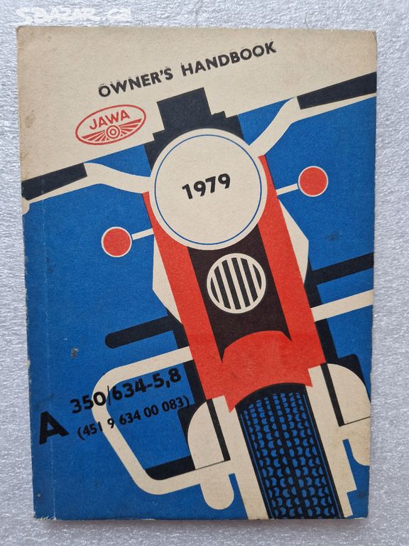 Návod k obsluze motocykl Jawa 350/634 -5, -8 1979