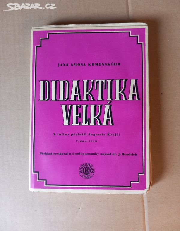 J. A. Komenského DIDAKTIKA VELKÁ (1948)