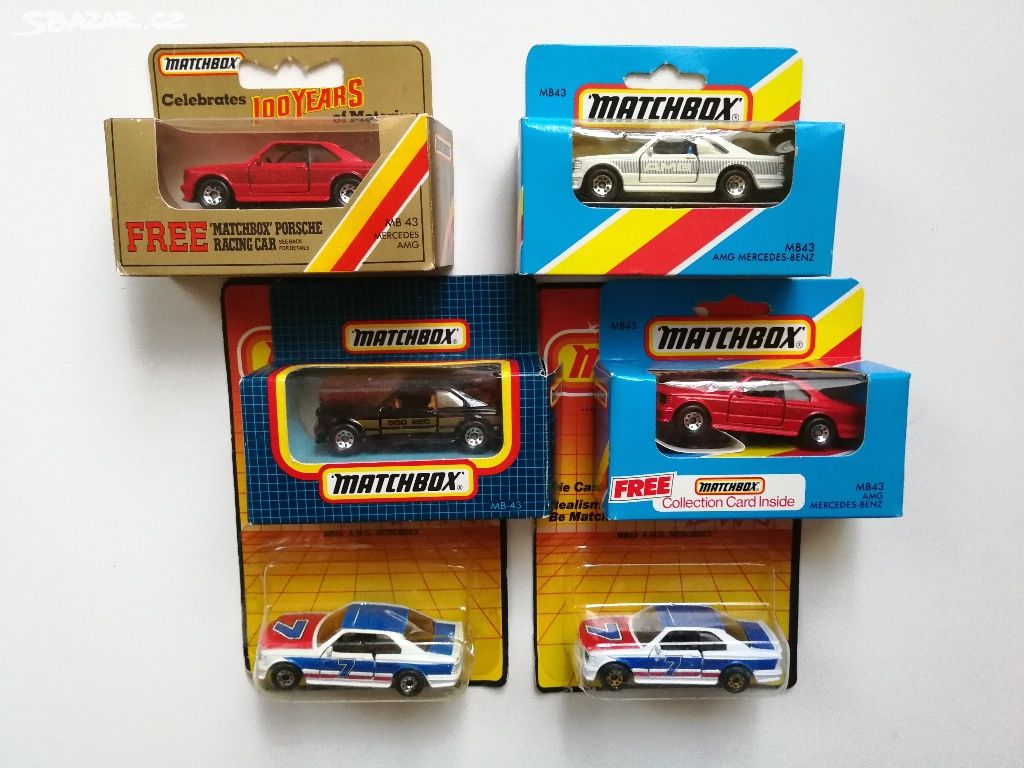 Matchbox Mercedes 500 SEC AMG Praha Sbazar.cz