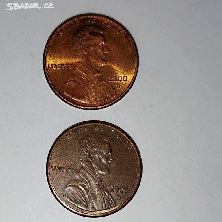 400. Mince Lincoln Cent 2000 mincovna Denver