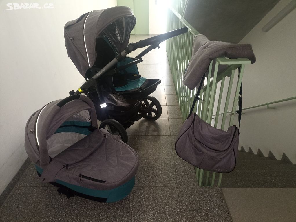 Kočárek Baby design husky 2018 dvojkombinace