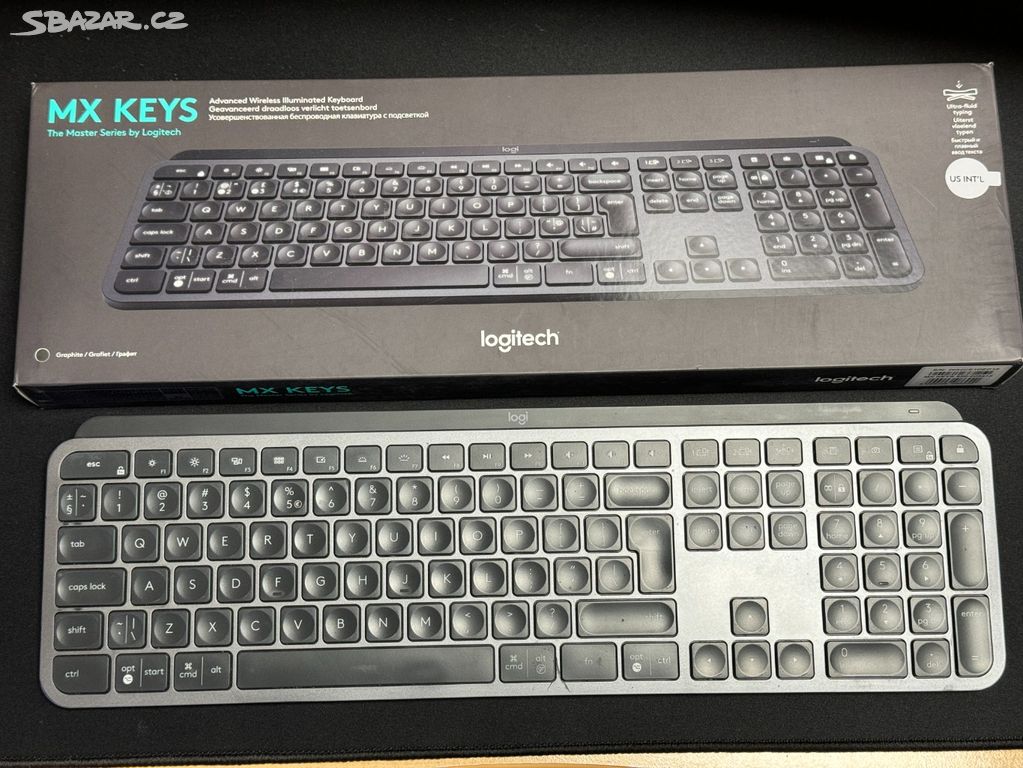 Podsvícená klávesnice Logitech MX Keys
