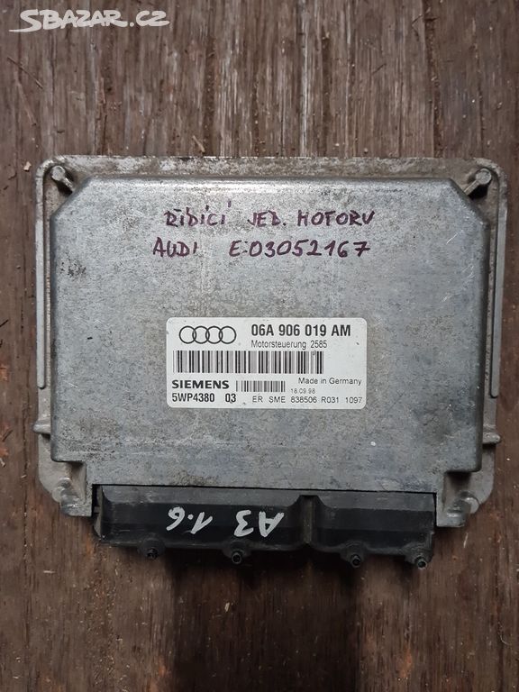 06A906019AM Audi A3 1.6 jednotka motoru AUDI