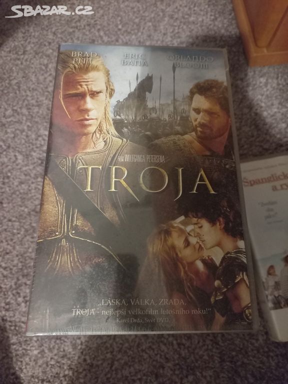 VHS originál různé Troja, Kameňák, horory