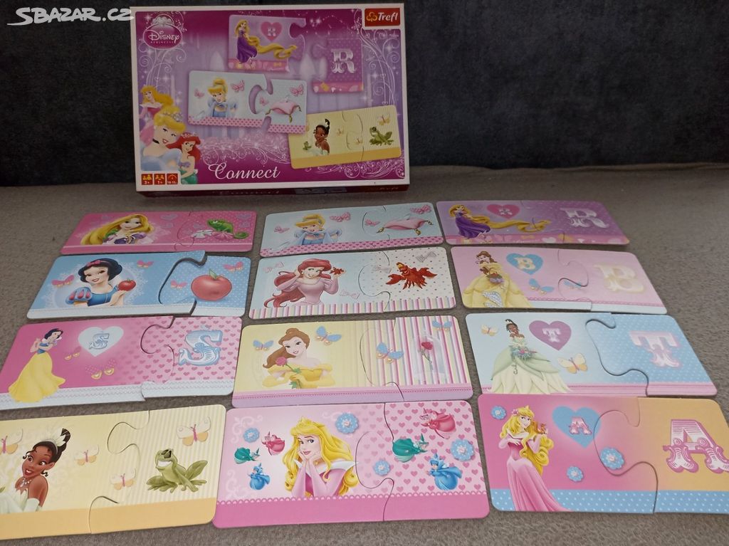 MAXI PUZZLE DISNEY PRINCESS - TREFL - 24 DÍLKŮ====