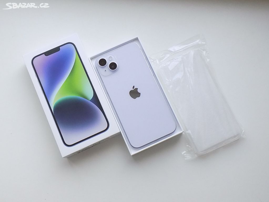 APPLE iPhone 14 128GB Purple - ZÁRUKA 12 MĚSÍCŮ