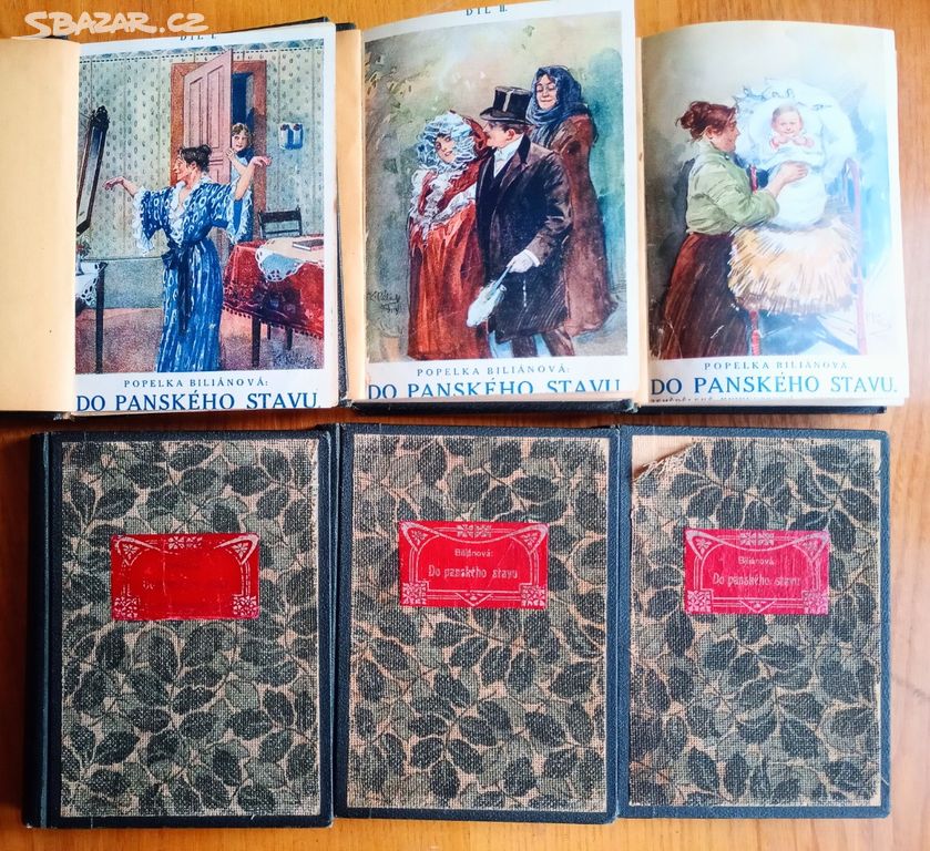 Knihy z r.1920-sada 6 ks DO PANSKÉHO STAVU +další