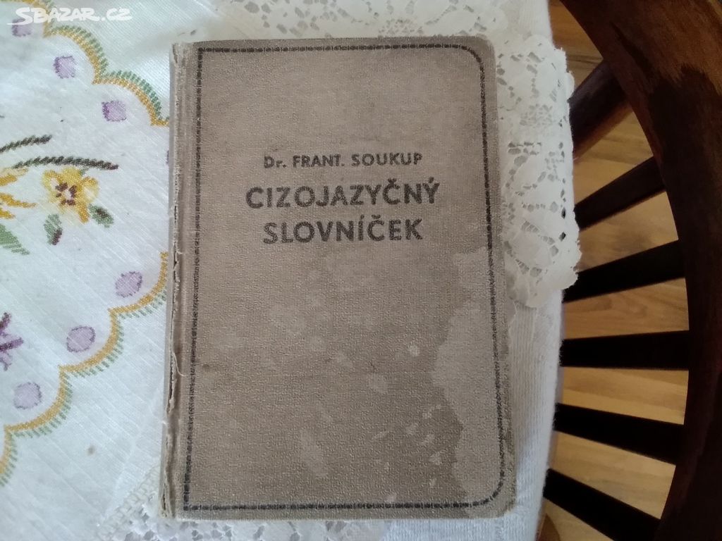 Starý cizojazyčný slovníček - staré tisky