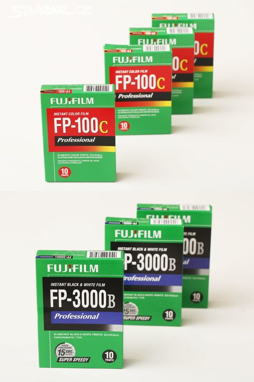 Polaroid Fujifilm FP-100C a FP-3000B