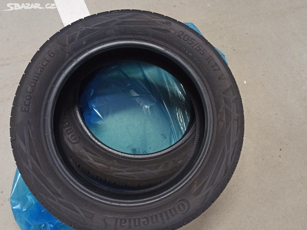 NOVÉ pneumatiky Continental EcoContact 6 205/55R17