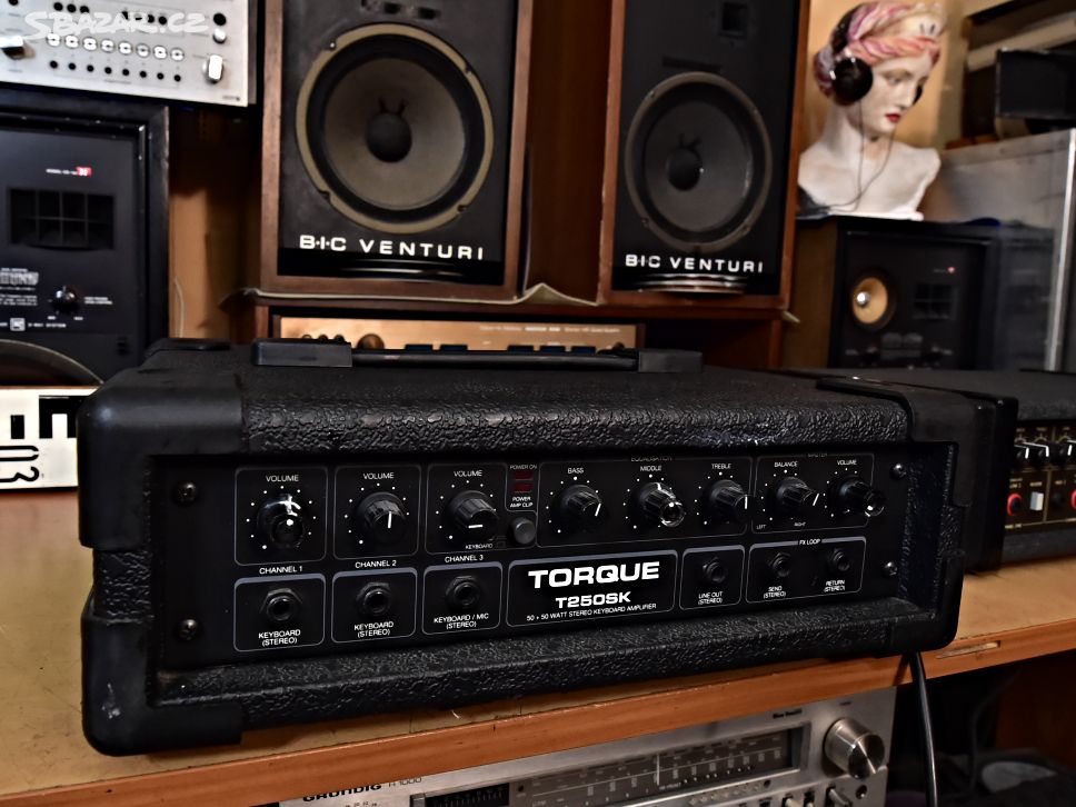 TORQUE T250SK stereo zesilovač made in England