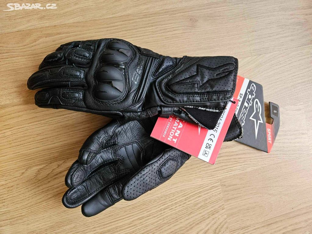 Nové kožené rukavice Alpinestars vel. S