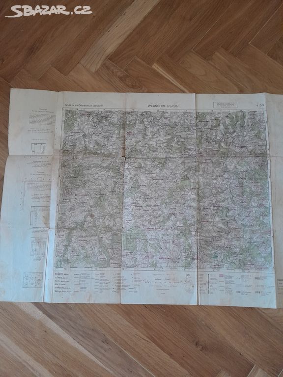 Stará vojenská mapa
