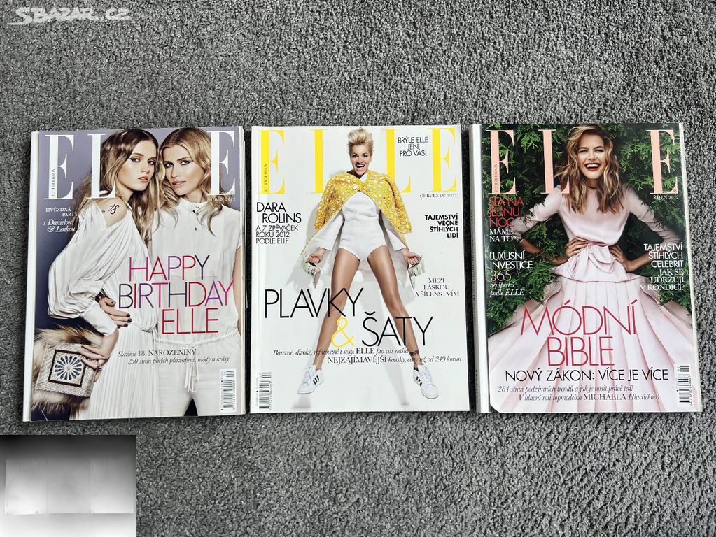 Časopisy Elle r. 2012