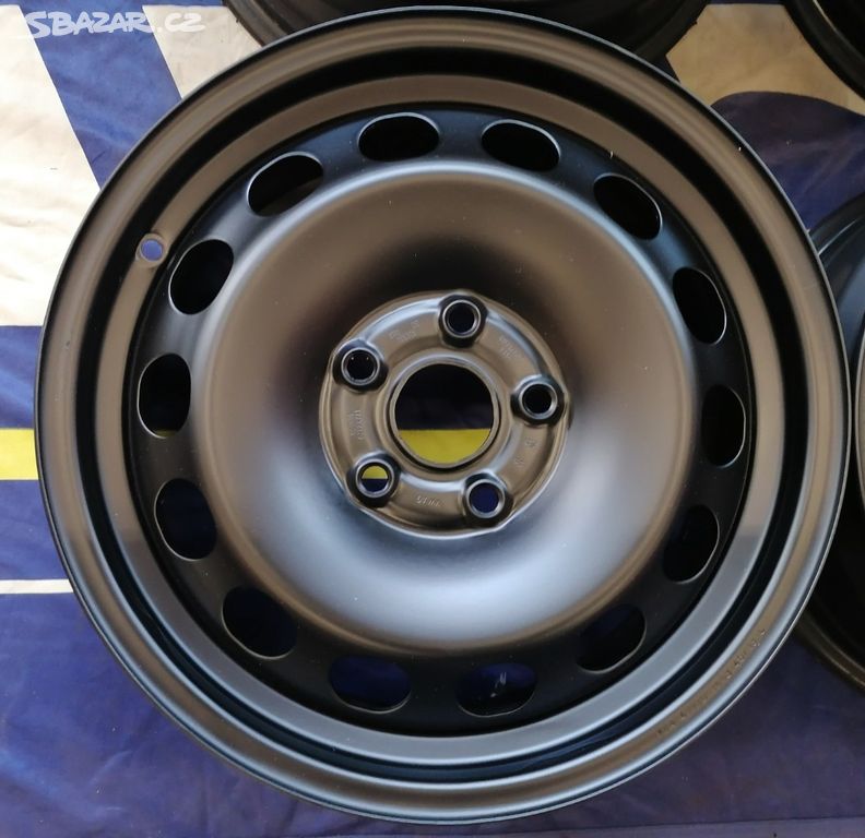 Plechové disky 6.0J16 5X112 ET48 Škoda VW Seat