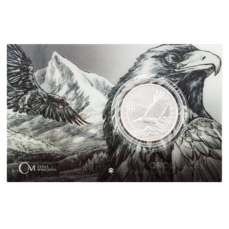 Stříbrná uncová mince Orel 2023 stand číslovaný