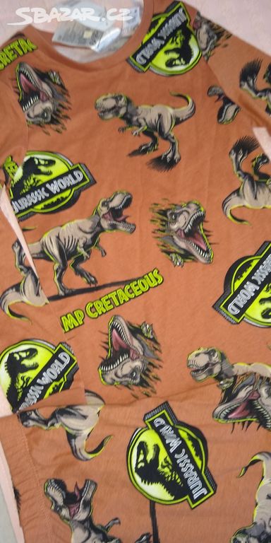 Nové pyžamo H&M Jurassic World 110 116 dino t rex