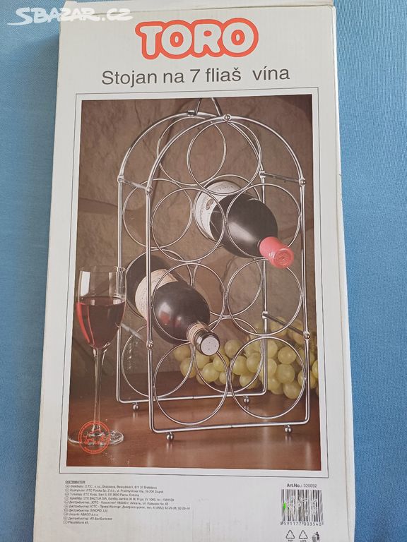 Stojan na lahve vina TORO nový