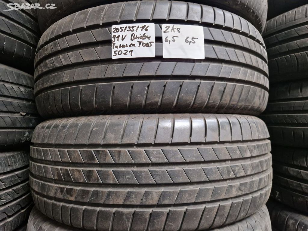 205/55 R16 91V Bridgestone Turanza T005 2ks