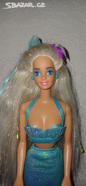 Barbie sběratelská panenka Mermaid blue