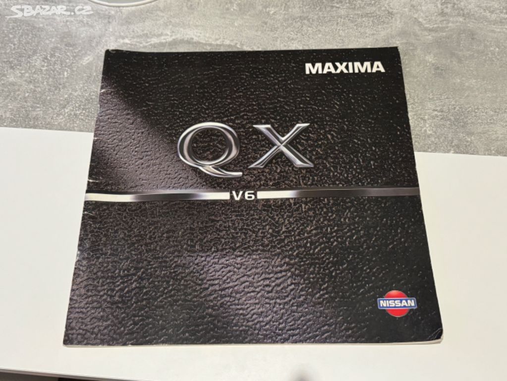 Český prospekt Nissan Maxima QX A32