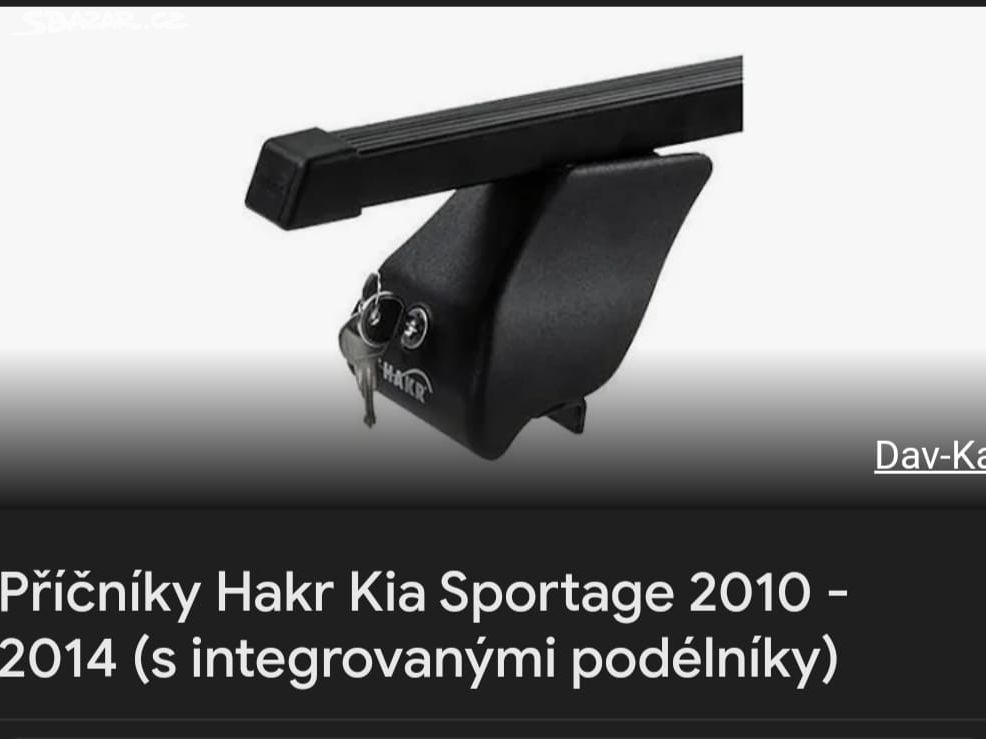 Příčníky Hakr na Kia Sportage 2010-2014