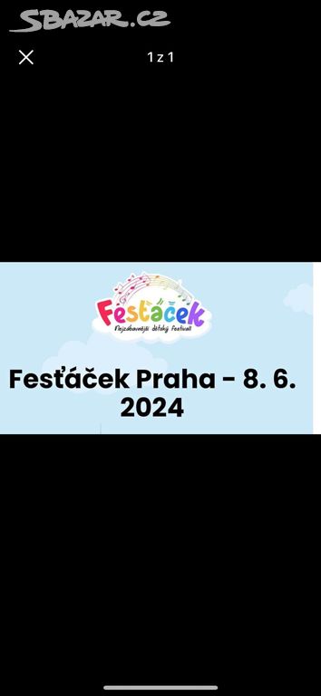 Fesťáček vstupenky Praha 2024