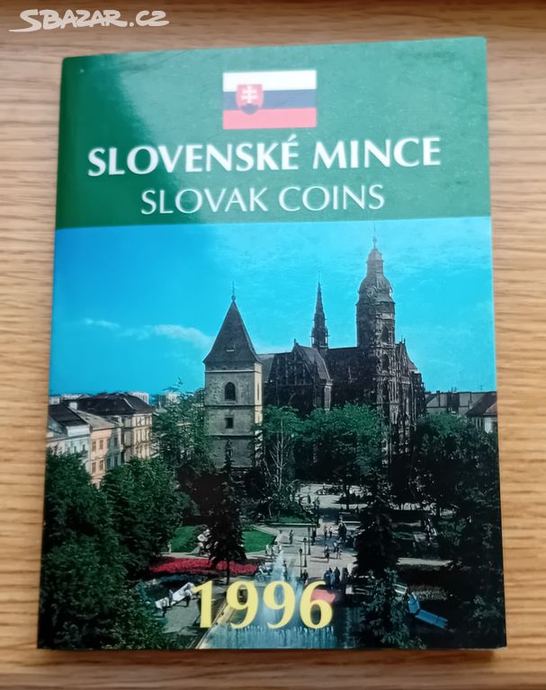 Kartonový obal Slovenské mince 1996 nový