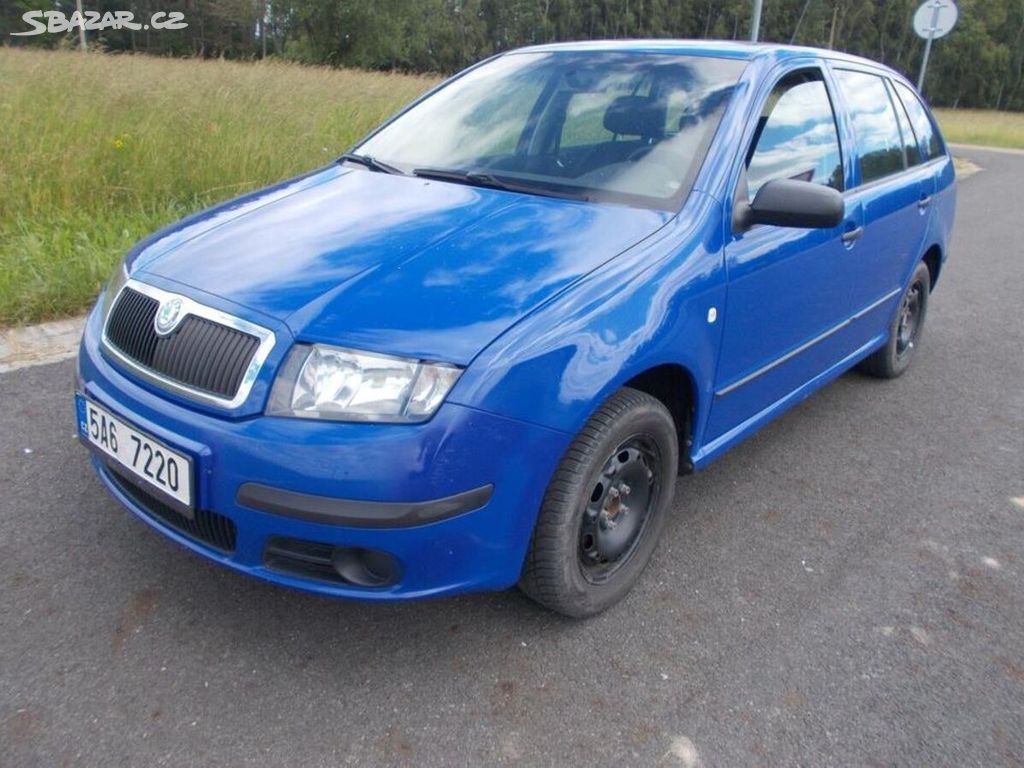 Škoda Fabia 1,2 nová STK benzín manuální