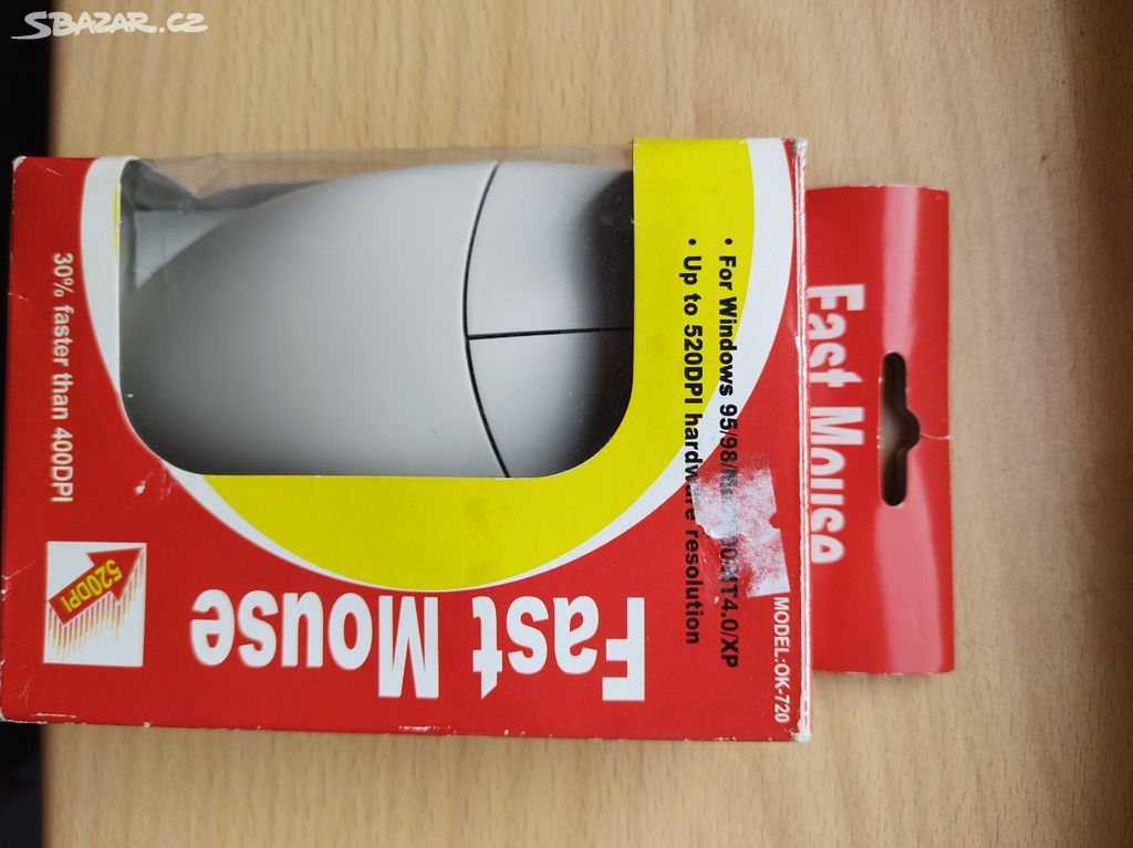 Fast mouse, kuličková zabalená myš pro sběratele