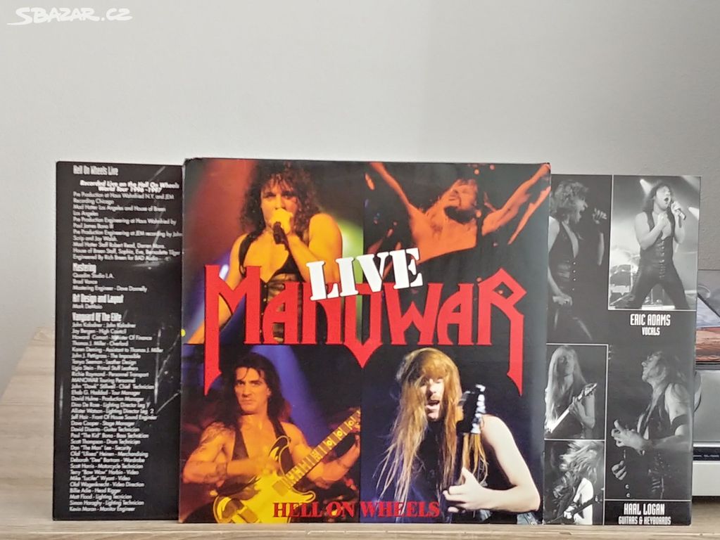 3 LP Manowar - Hell On Wheels (Live)